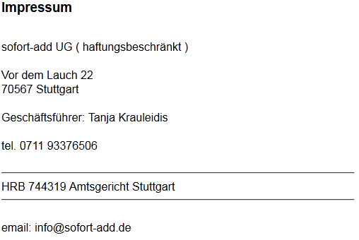 Impressum